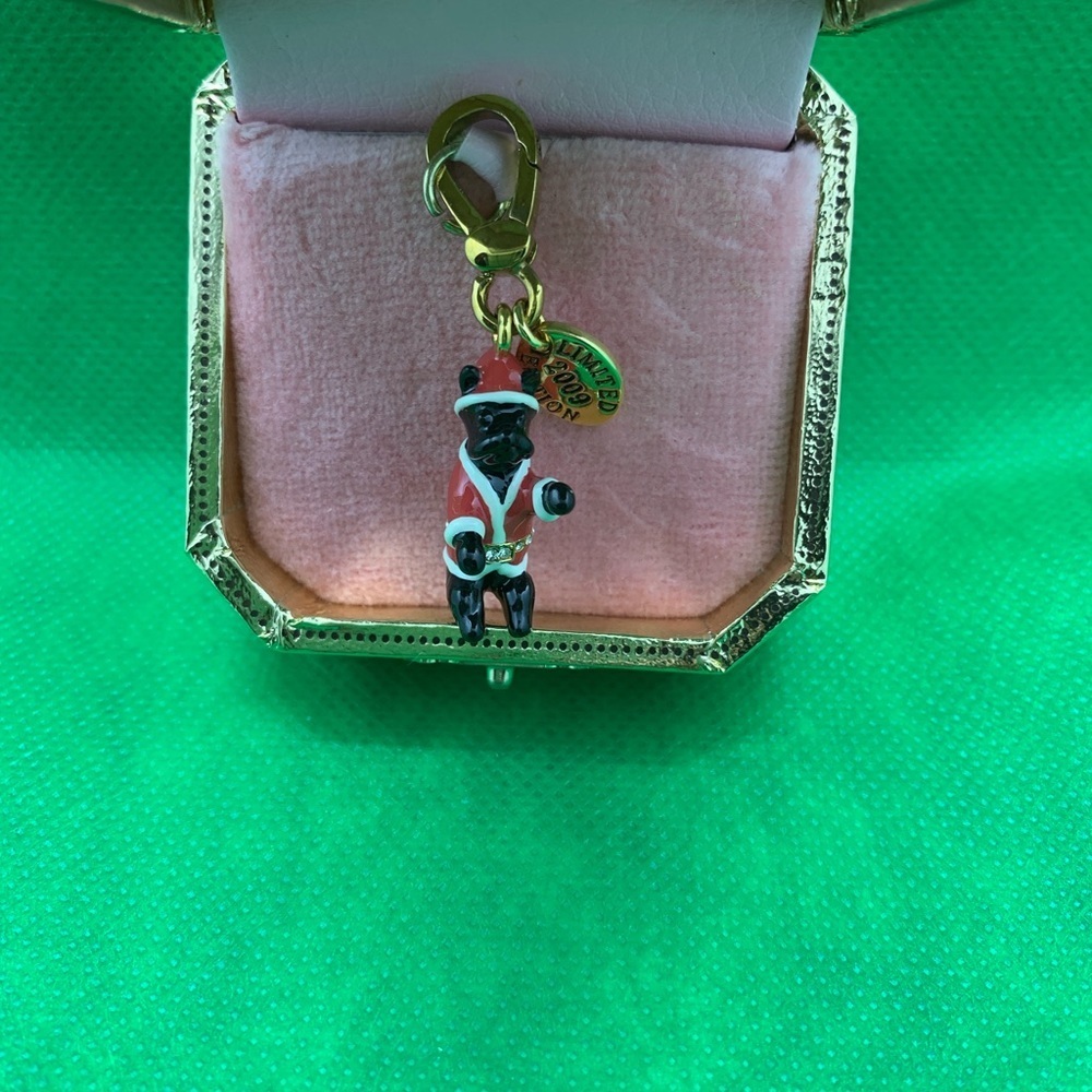 Juicy Couture Santa Dog Charm  Limited Edition